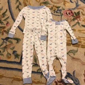 Nantucket Kids Sister Set 3T and 9-12m Pima cotton
